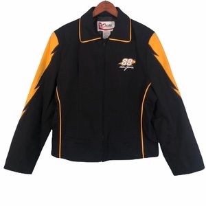 Chase Authentics Dale Jarrett NASCAR Woman’s Jacket Size Large